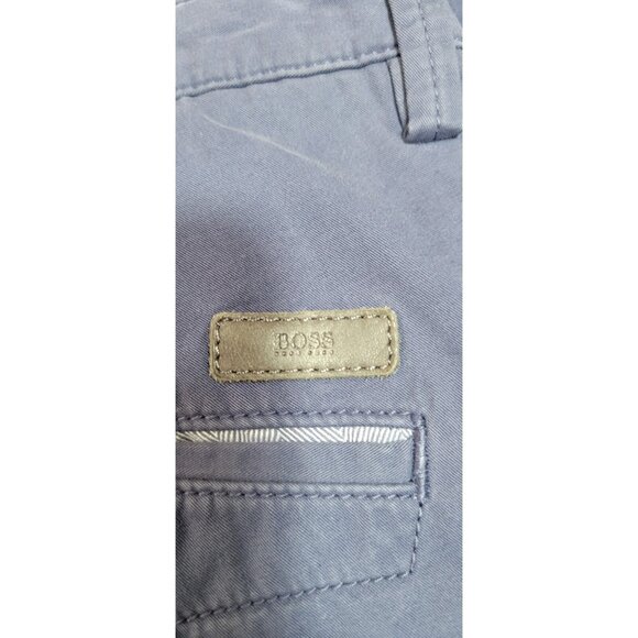 Hugo Boss Men's Chino Pants Blue Size 34 Casual Slim Fit Cotton Straight Leg - Picture 14 of 16